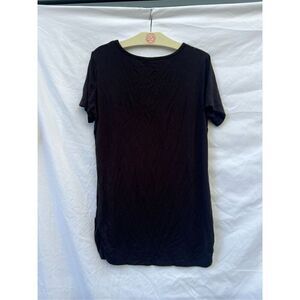 Simlu Black Woman’s Shirt With Open Back Size XL